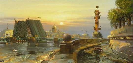 Павел Еськов. Белая ночь. Крюков канал