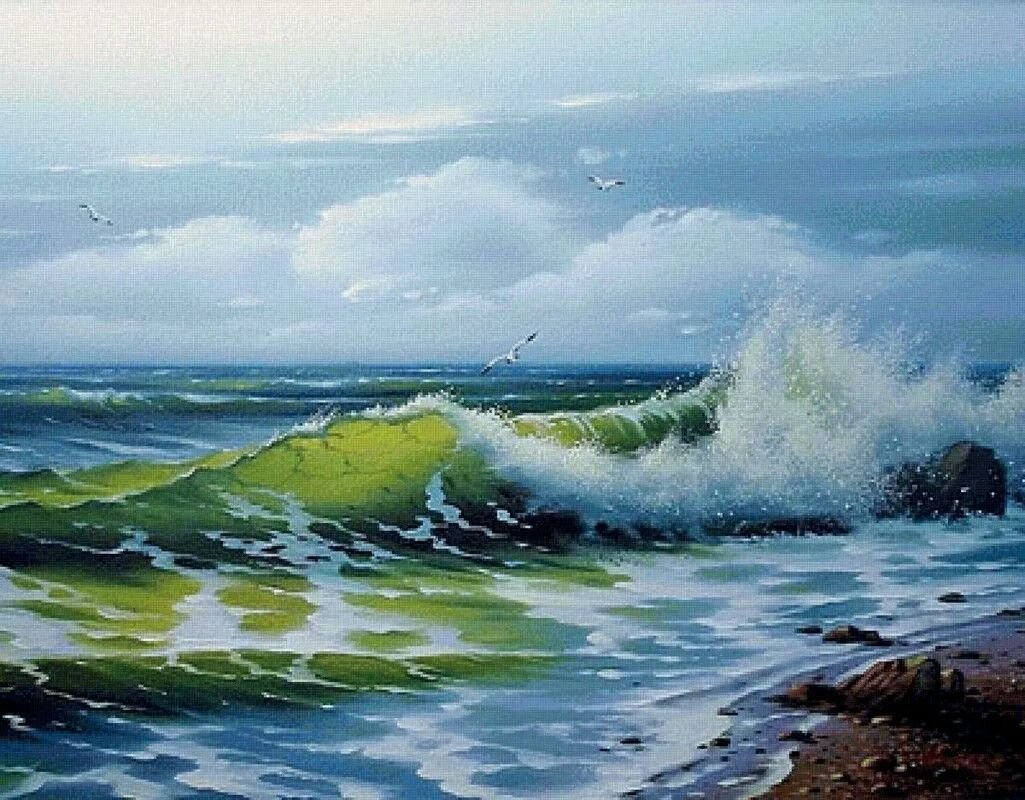 Морские пейзажи художника Сергея Стоева