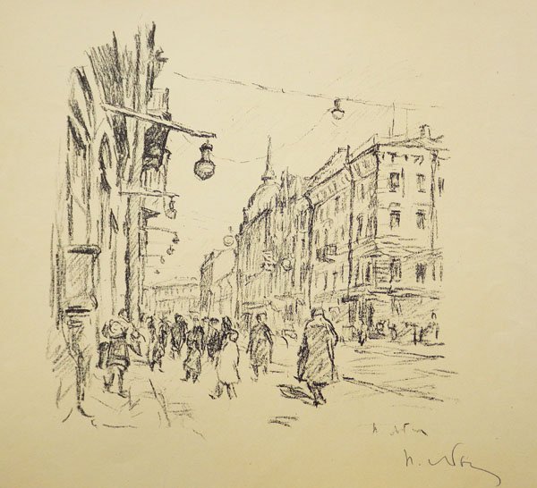 Пленэрные зарисовки Питера