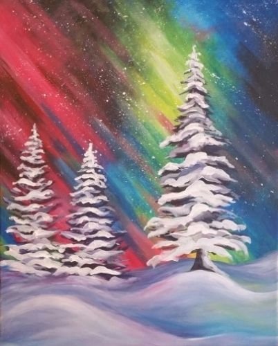 Зимний пейзаж для детей 3-4 лет