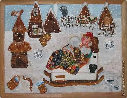 Лес из соленого теста