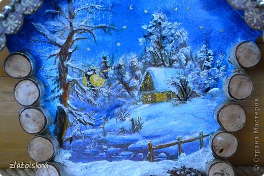 Зима из соленого теста