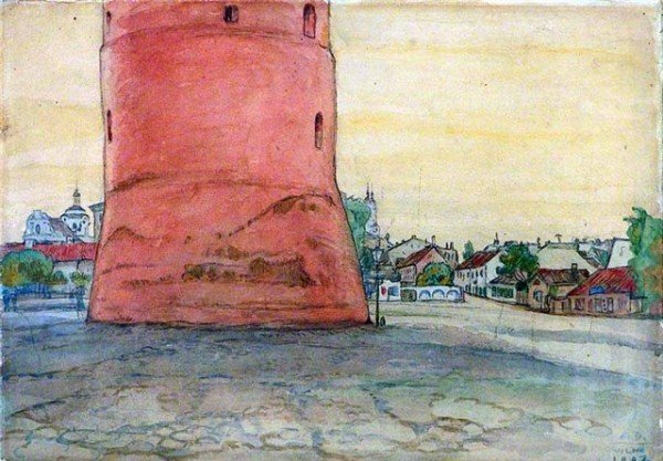 Добужинский Мстислав. Провинция. Воронеж. 1912.