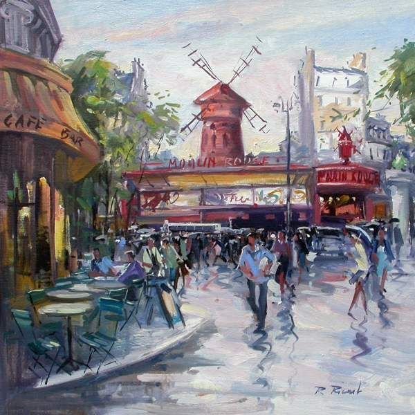 Художник Роберт Рикарт. Париж