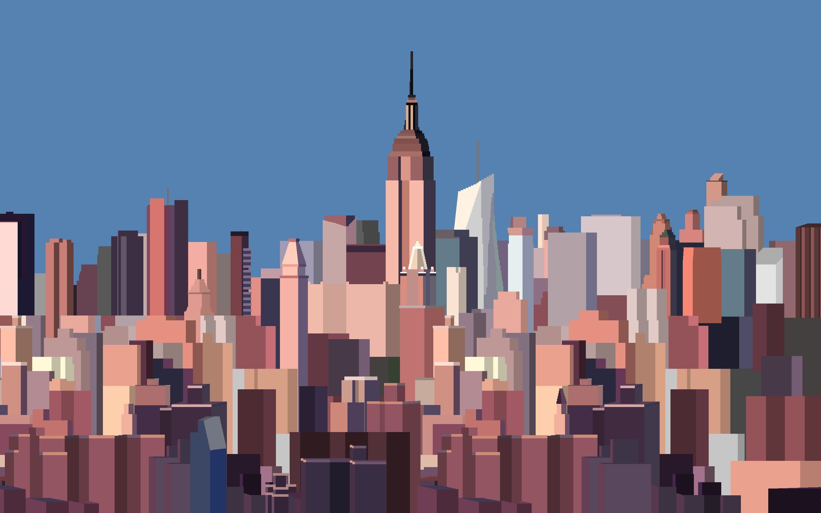 Нью Йорк Pixel Art