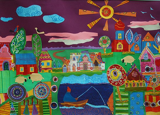 Краски осени из пластилина