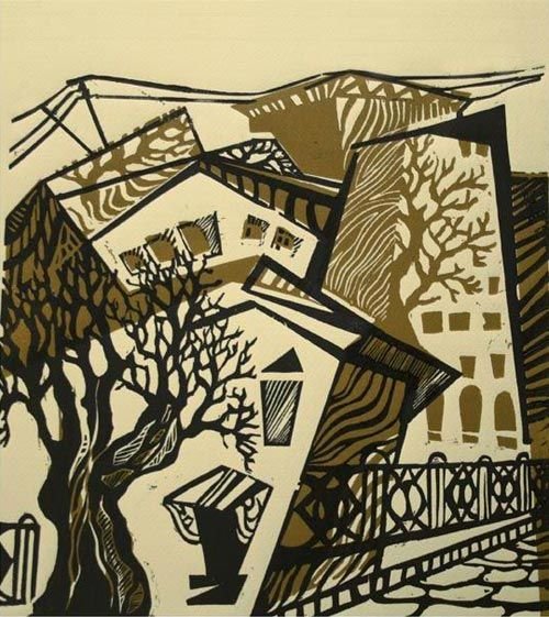 Стилизация городского пейзажа