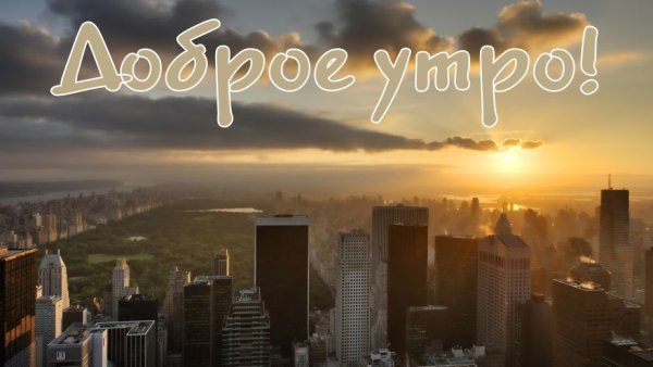 Доброе утро городской пейзаж картинки (49 фото)