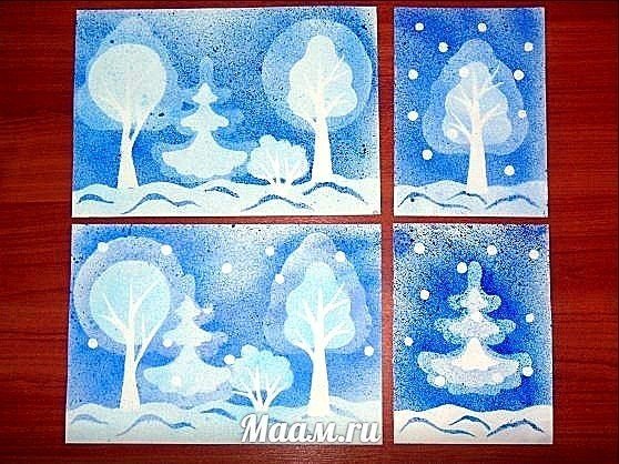 Техника набрызг