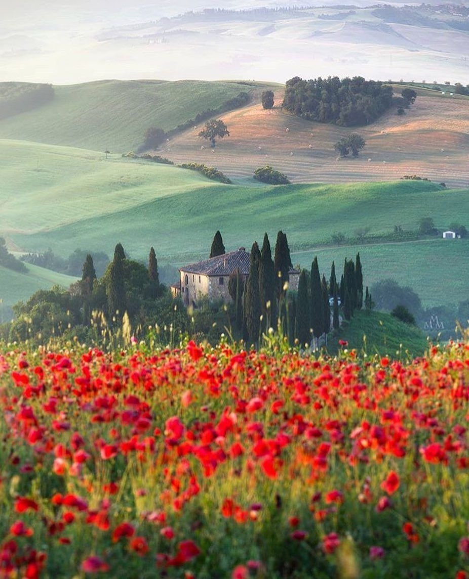 Природа Тосканы Италия