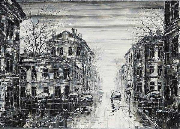 Городской пейзаж живопись