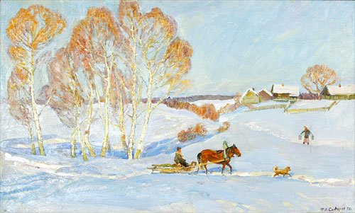 Федор Васильев «берег Волги после грозы»