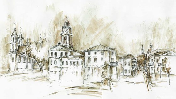 Витебск ночью