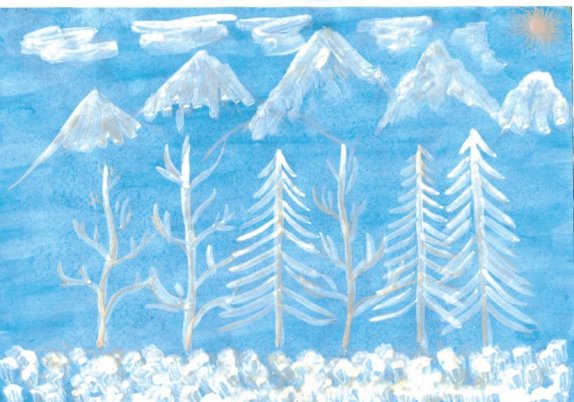 Идеи для рисования с детьми зима