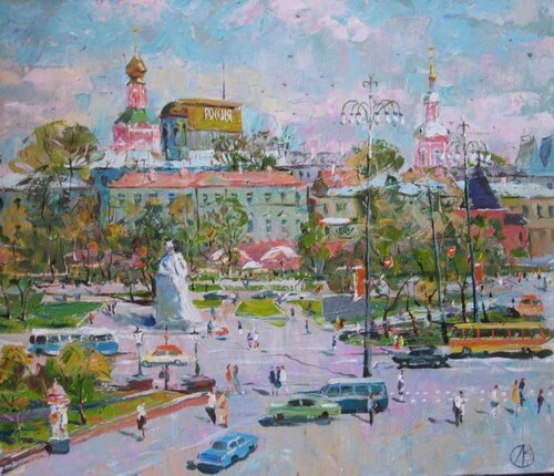 Город Орел живопись