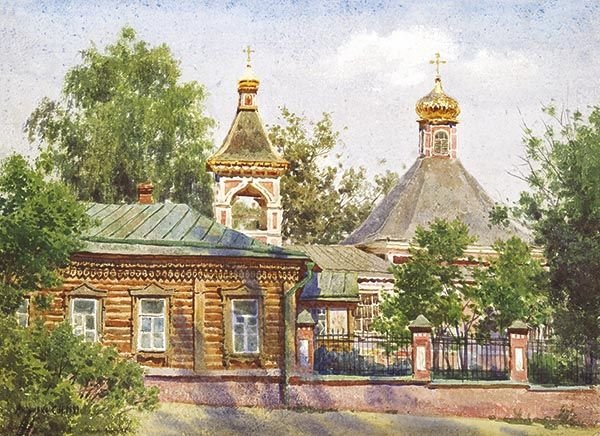 Сергей Андрияка пейзажи с храмом