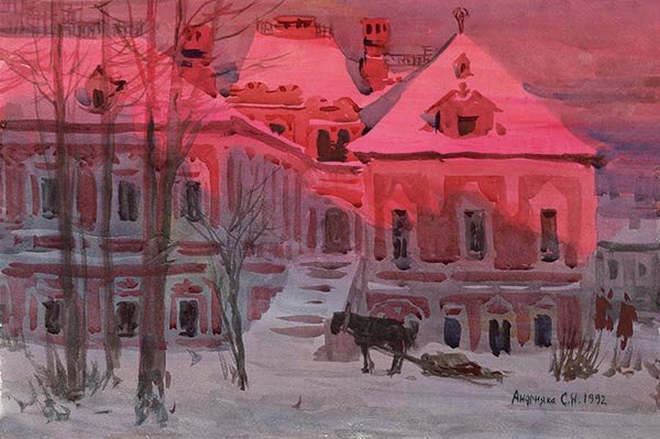 Живопись Сергей Андрияка зима