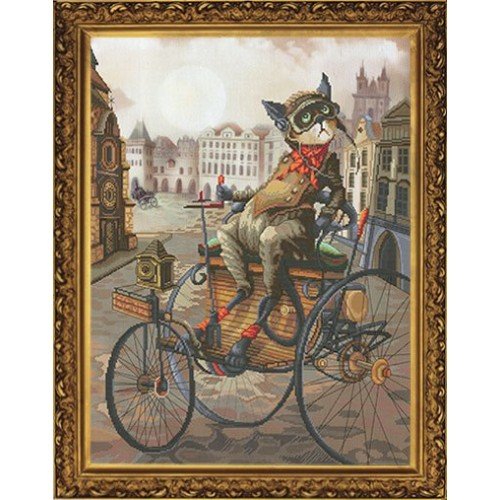 Картина по номерам велосипед