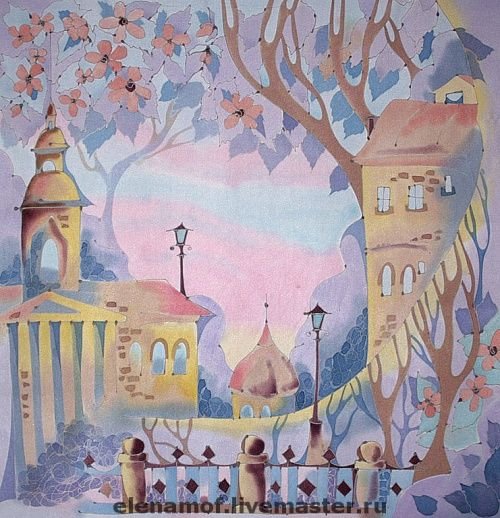 Елена МОФ батик