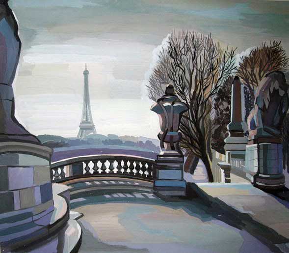 Композиция городской пейзаж