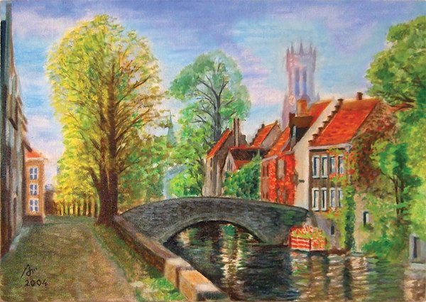 Город рисунок карандашом