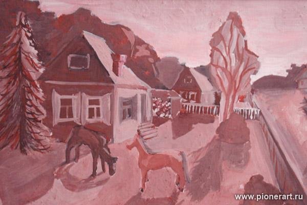 Композиция городской пейзаж