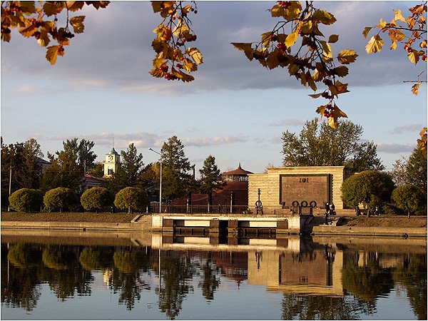 Колпино парк у реки Ижора