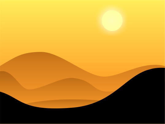 Пейзаж в coreldraw