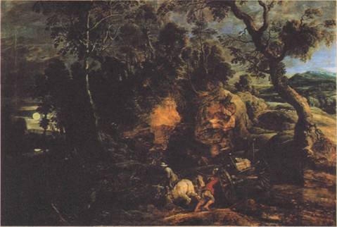 Рубенс возчики камней