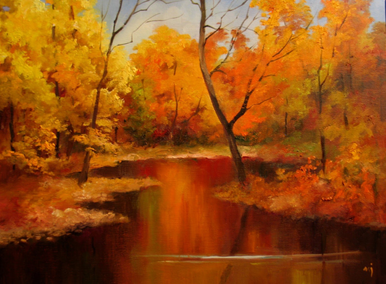 Осенние пейзажи в картинах Мастеров