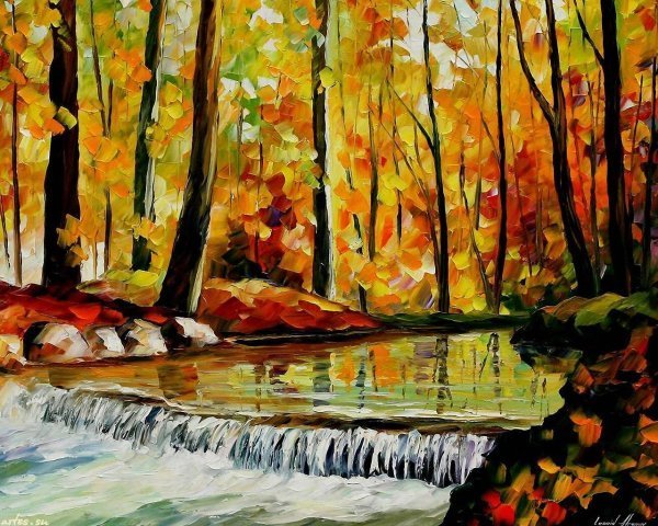 Осень красками для детей