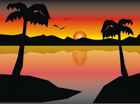 Пейзаж в инскейпе