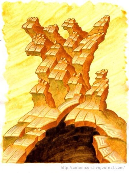 Новгородская горка в иконописи