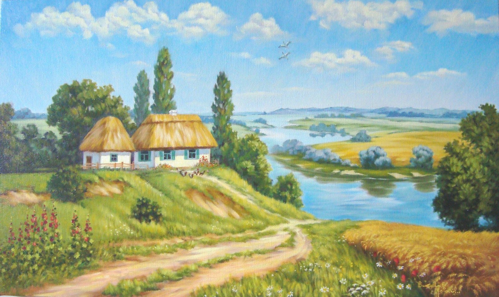 Красивый украинский пейзаж
