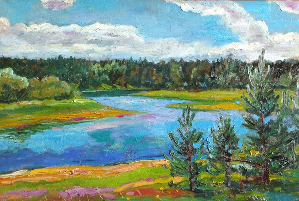 Живопись Тотемского художника Николая Сажина