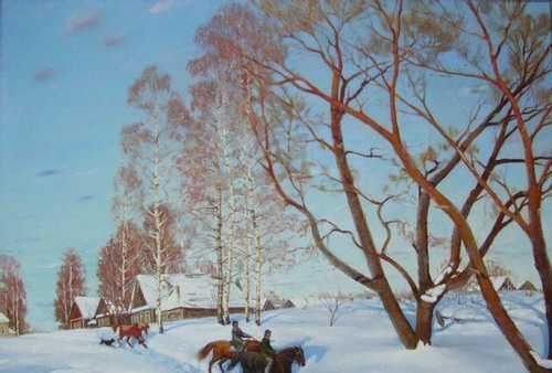 К. Ф. Юон «мартовское солнце» (1915)