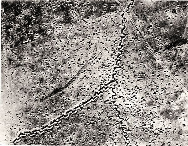 Лунный ландшафт первой мировой войны