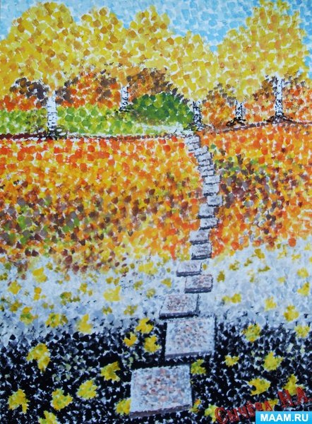 Пуантилизм рисунки