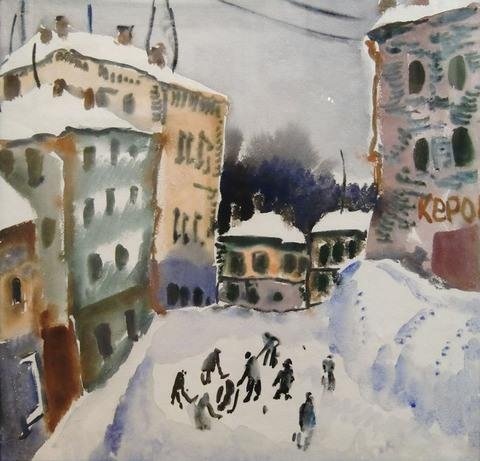 Татьяна Маврина художник зима