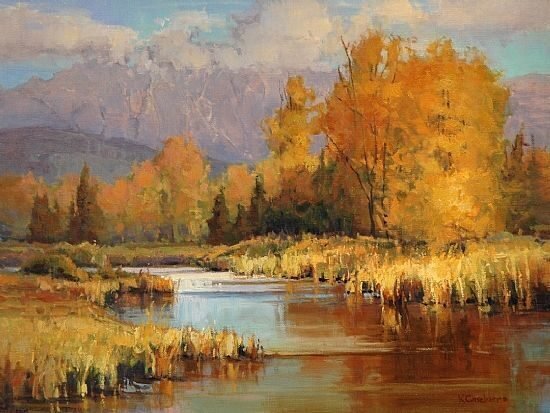 Колесников Степан Федорович картина осенний пейзаж