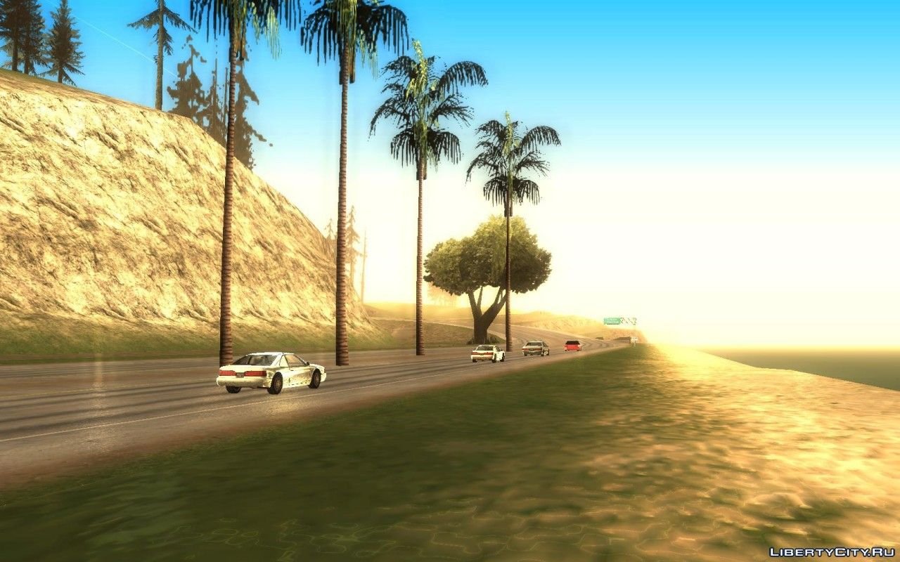 Сайт сан андреас. GTA San Andreas пейзажи. GTA San Andreas лето. Сан андреас пейзаж. Красивый фон ГТА са.