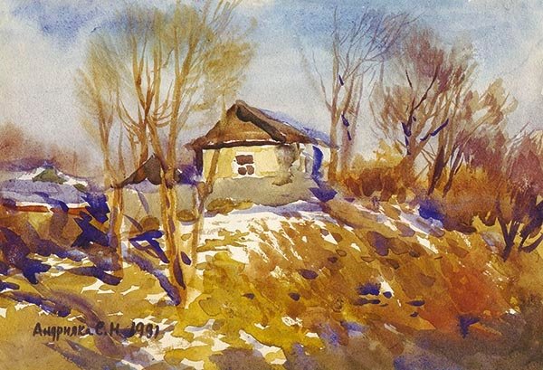 Сергей Андрияка весенний пейзаж