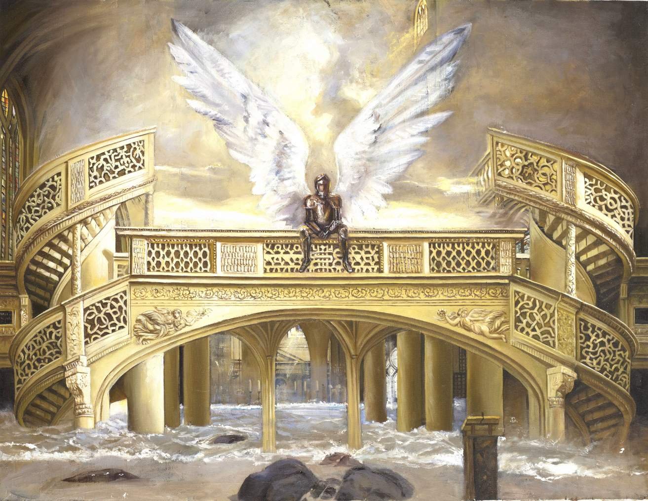Никас Сафронов ангел света картина
