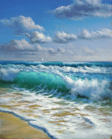 Дмитрий роза картины море