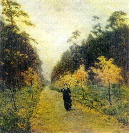 Исаак Ильич Левитан осенний день Сокольники описание