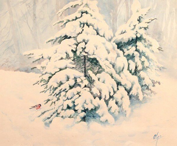 Анна Соколова художник акварели