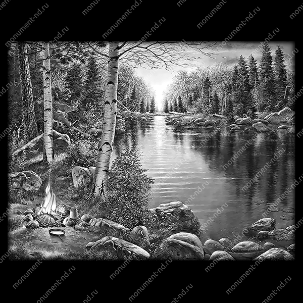 Пейзаж на памятник