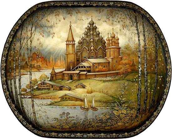 Холуйская лаковая миниатюра Дмитриев