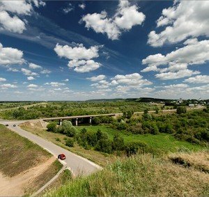 Река Волга Лысково