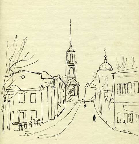 Архитектурный пейзаж легкий (49 фото)